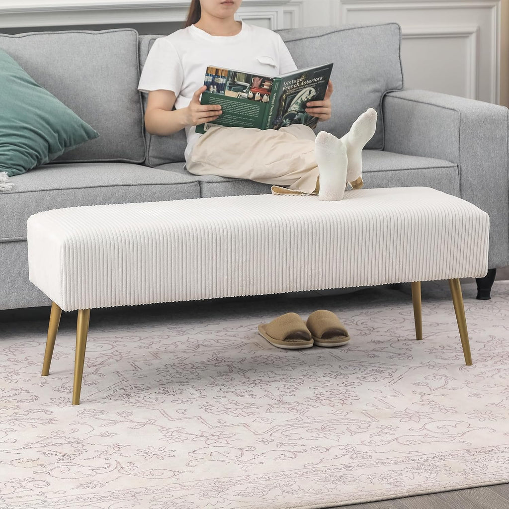 Upholstered Ottoman Bench – Comfort Meets Everyday Style
