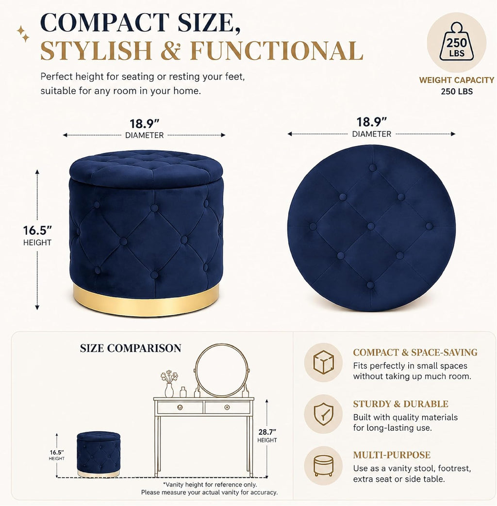 Storage Ottoman – Comfort, Style & Smart Storage