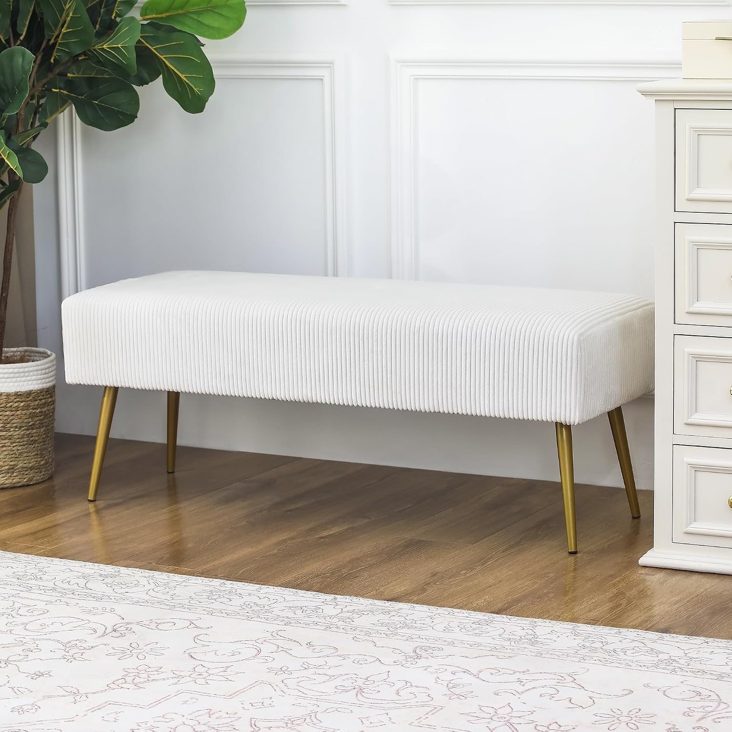 Upholstered Ottoman Bench – Comfort Meets Everyday Style